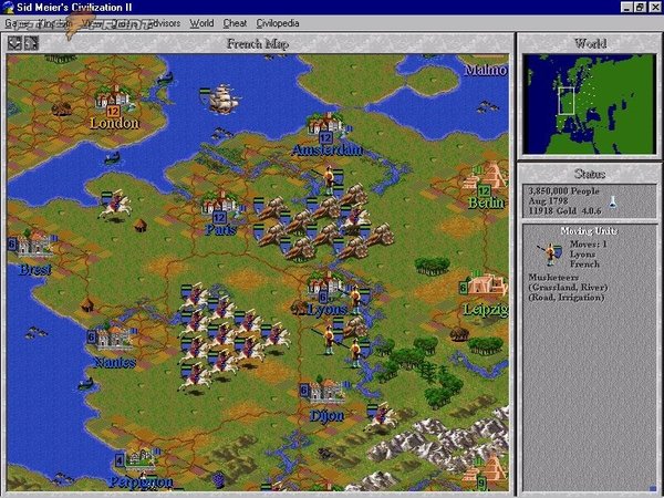 文明2(sid meier"s civilization 2) - 游戏图片 | 图片下载 | 游戏